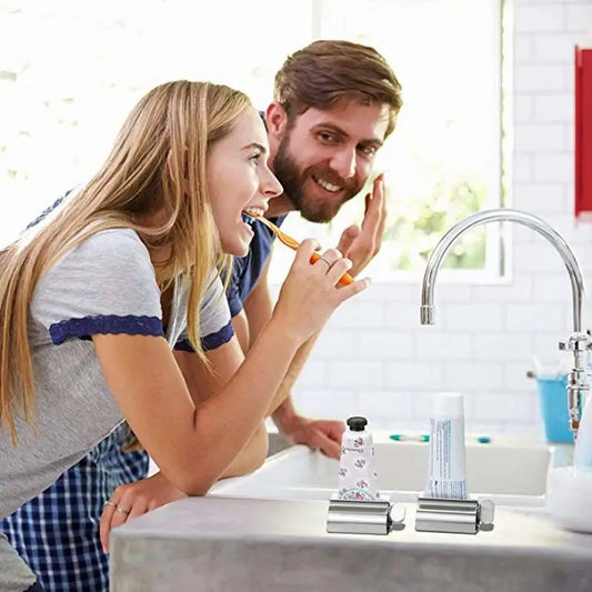 Automatische Zahnpasta Spender Zahnbürste Halter Wand Montiert Zahnpasta Squeezer Roll Rohr Squeezer Badezimmer Zubehör Set
