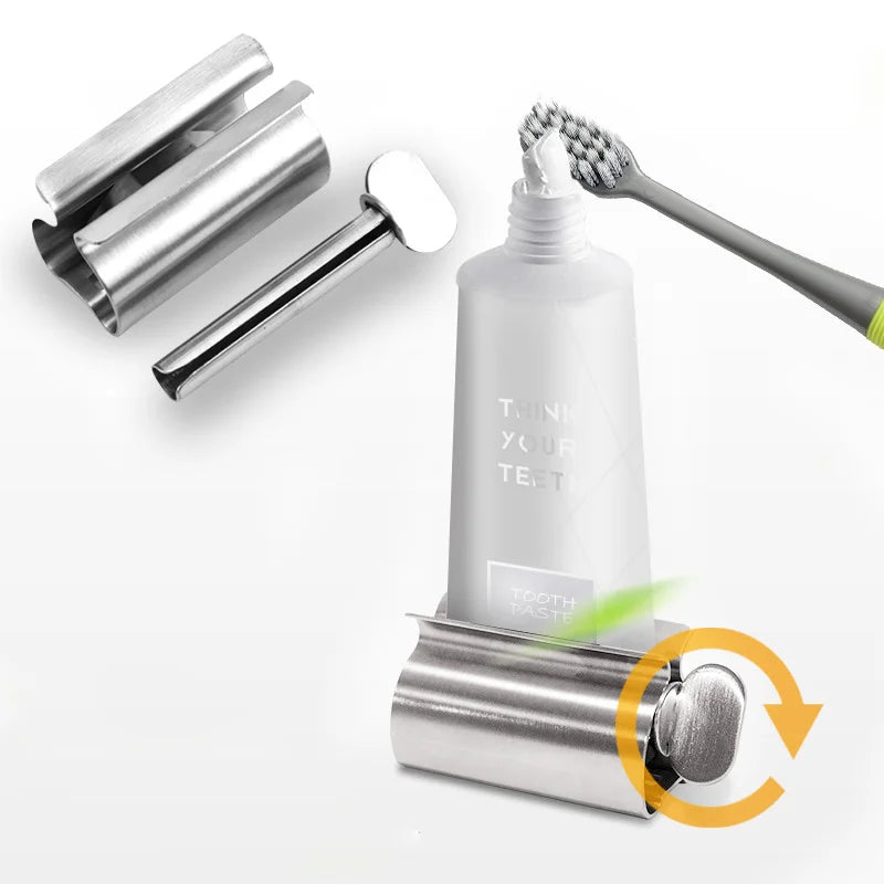 Automatische Zahnpasta Spender Zahnbürste Halter Wand Montiert Zahnpasta Squeezer Roll Rohr Squeezer Badezimmer Zubehör Set